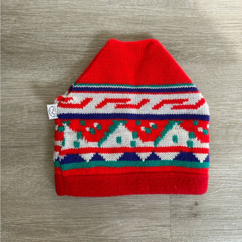Vintage Igloos Wool Fleece Hat Made in USA